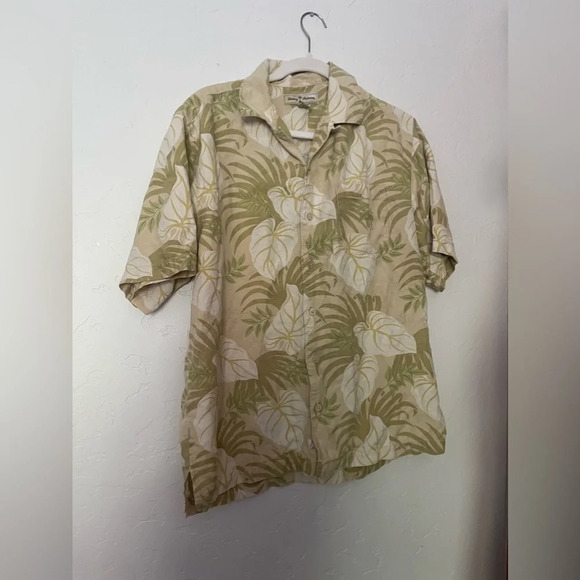 TOMMY BAHAMA SILK SHIRT‎ SIZE MEDIUM - Picture 2 of 10